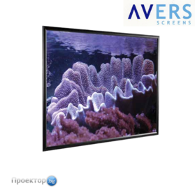 Екран за задна прожекция AVERS NIMBUS FRAME, 125", Grey Glass HC